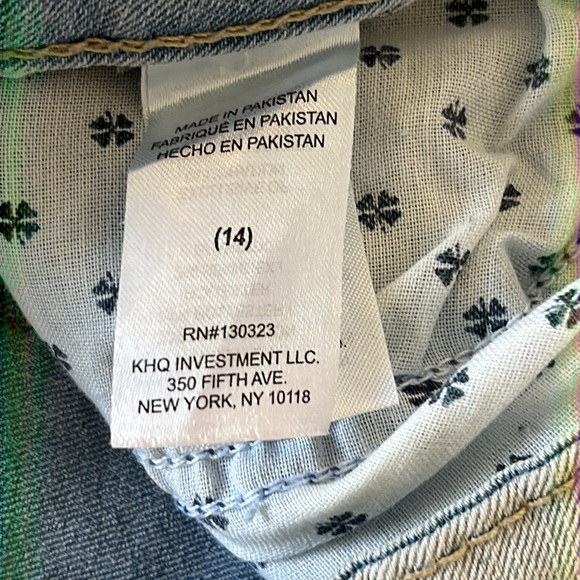 Lucky Brand Girl Sz 14 embroidered floral shorts - Picture 8 of 16